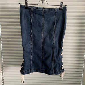 Free People Denim Skirt